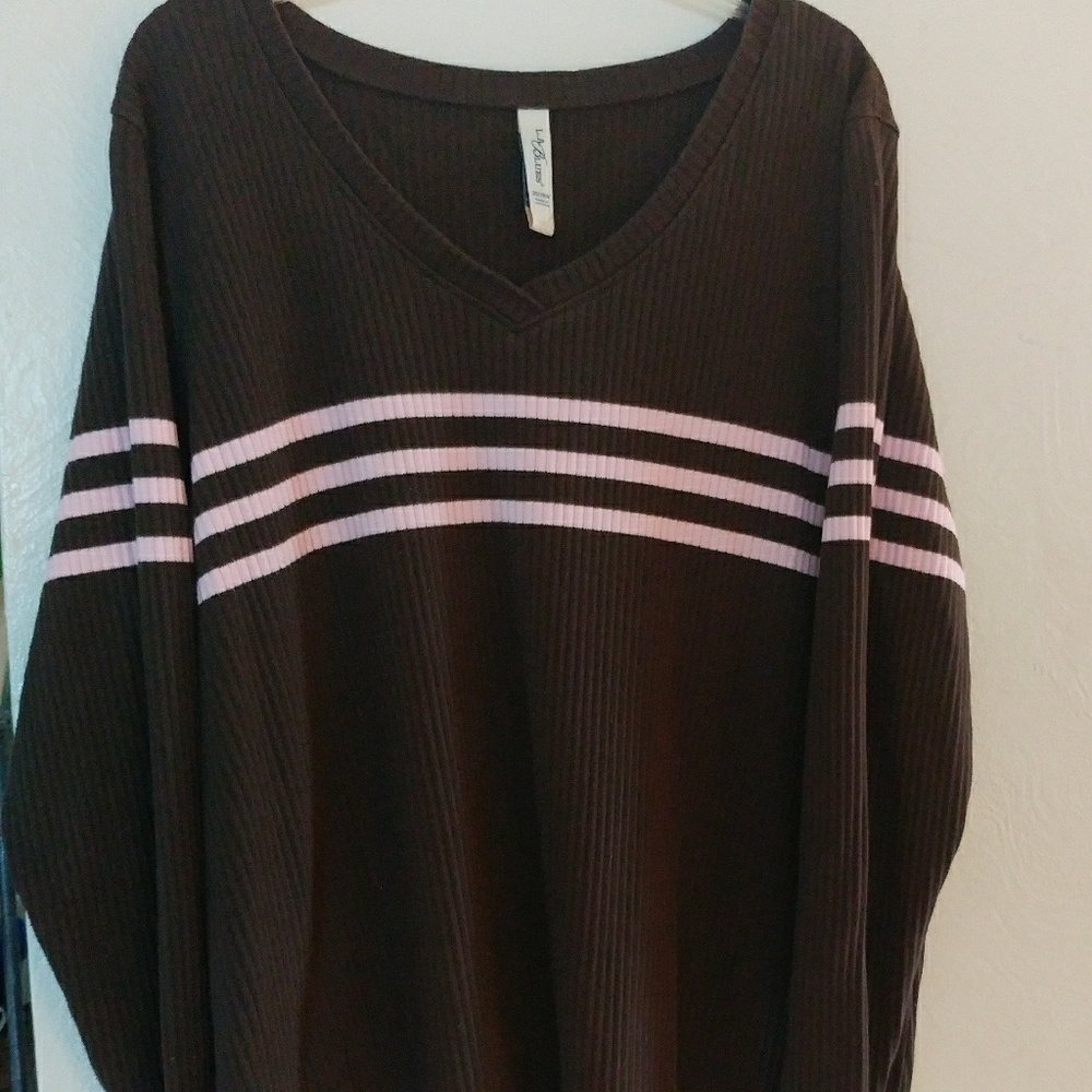 Brown and Pink sweater